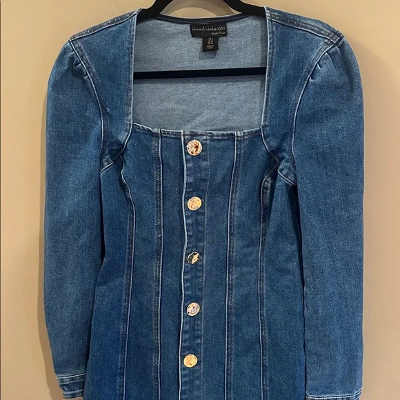 House of Harlow 1960 denim mini dress - Picture 3 of 6